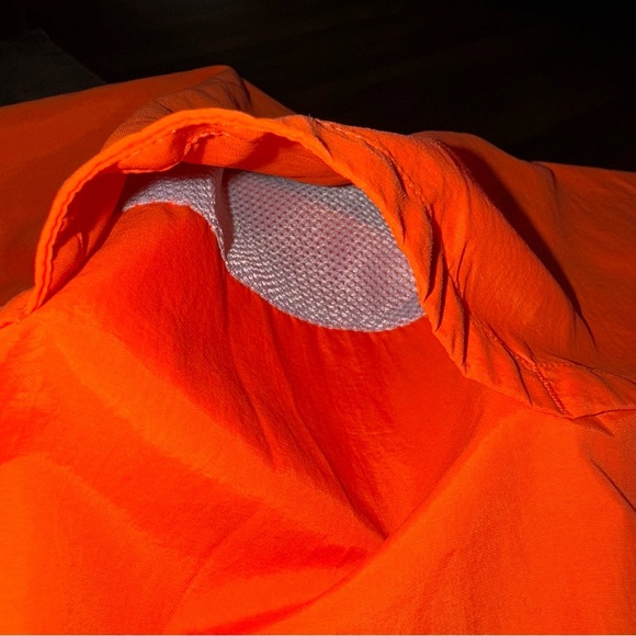 📌Cabela’s Guidewear Men’s Short Sleeve Fishing Shirt Size Large Orange - Picture 7 of 10